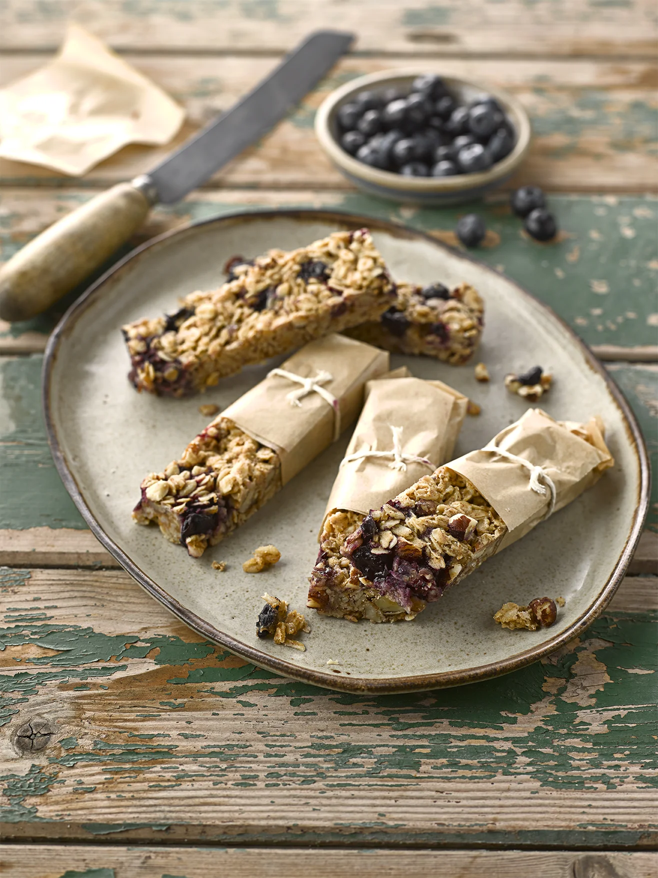 Fruit and nuts flapjacks - Peppermint wellness