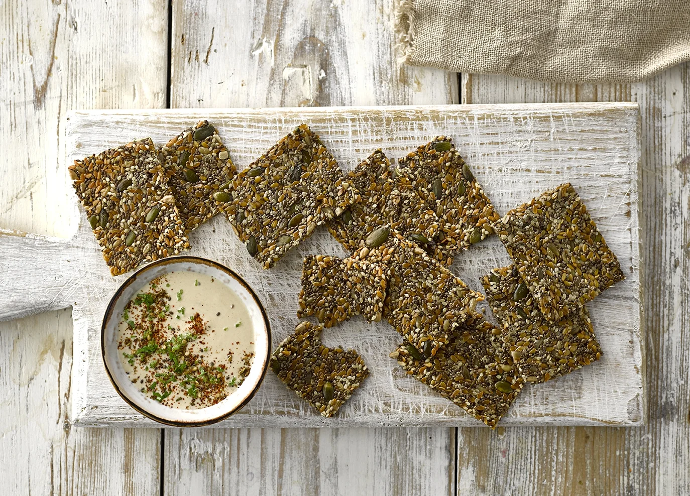 Seed crackers - Peppermint wellness