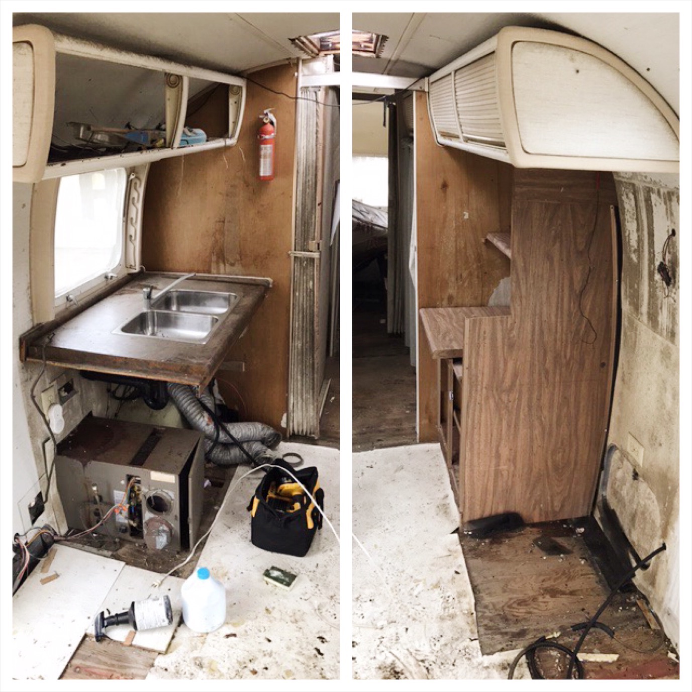Before the demolition - this is what Cilla looked like inside. January 2017.