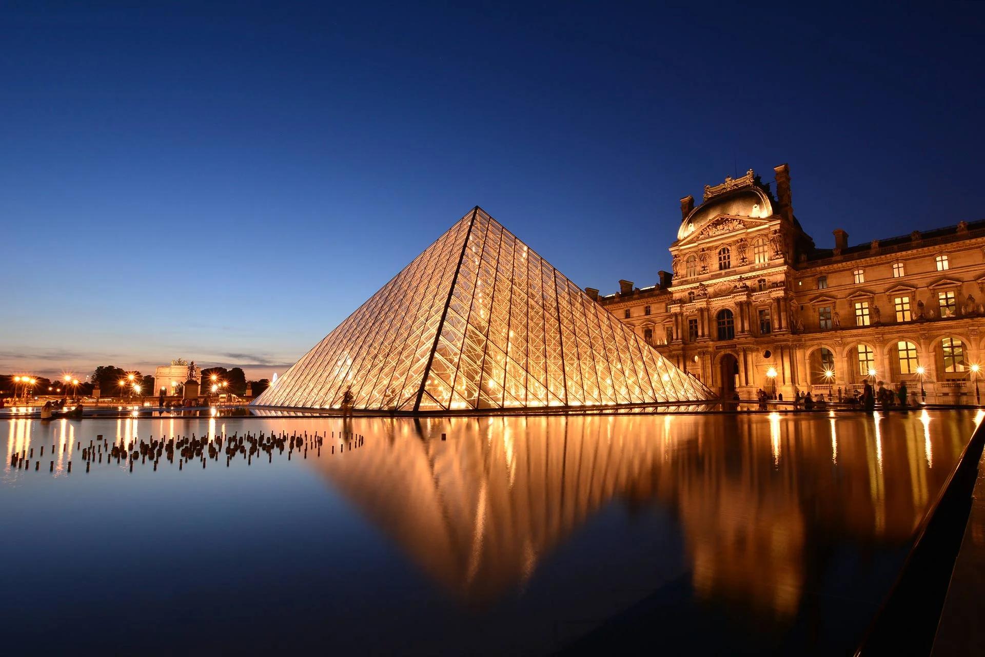 I can't look at this pyramid without thinking of the Da Vinci Code.