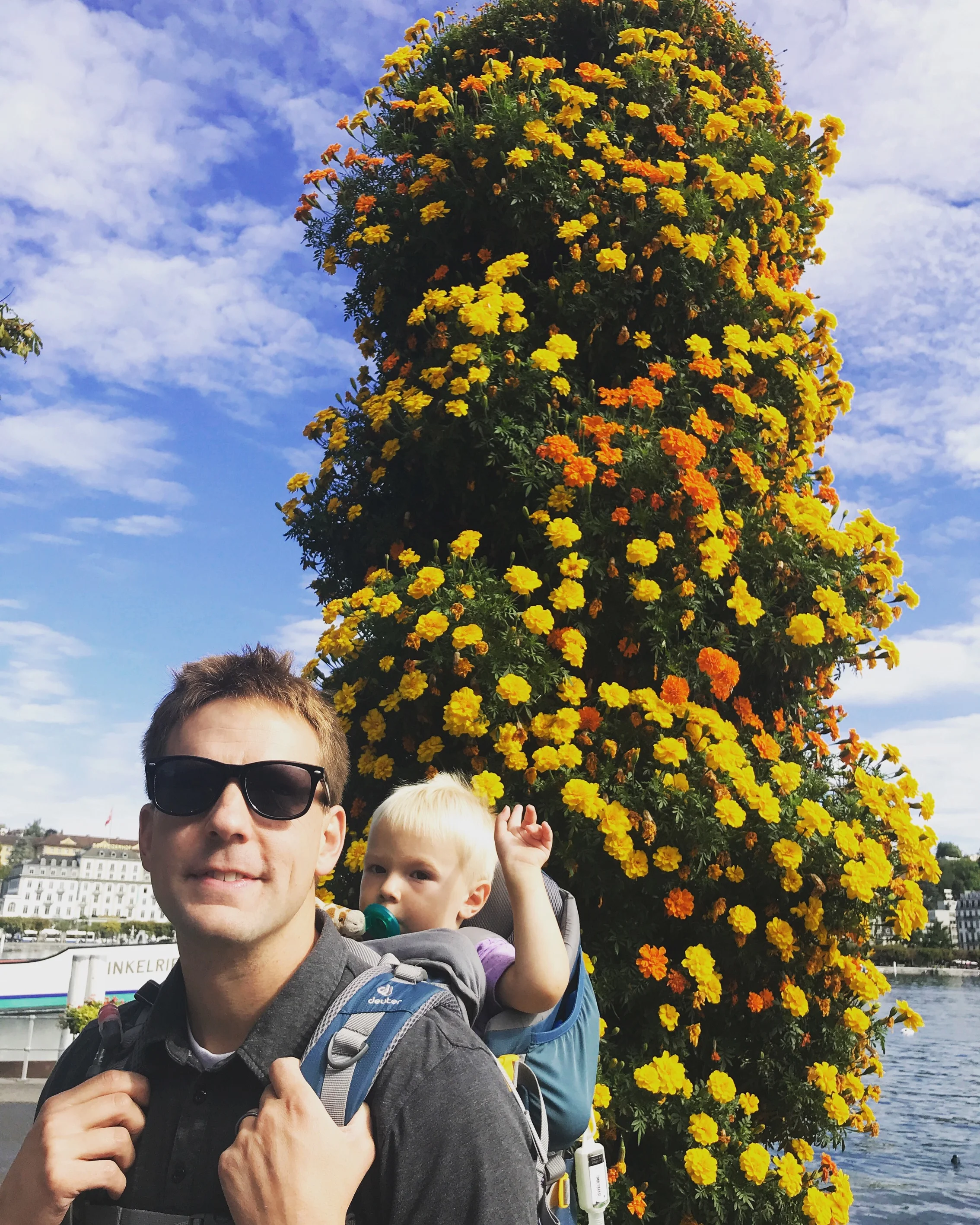 I HOPE OUR NEXT GUEST LEAVES US A GIANT TOWER OF FLOWERS.