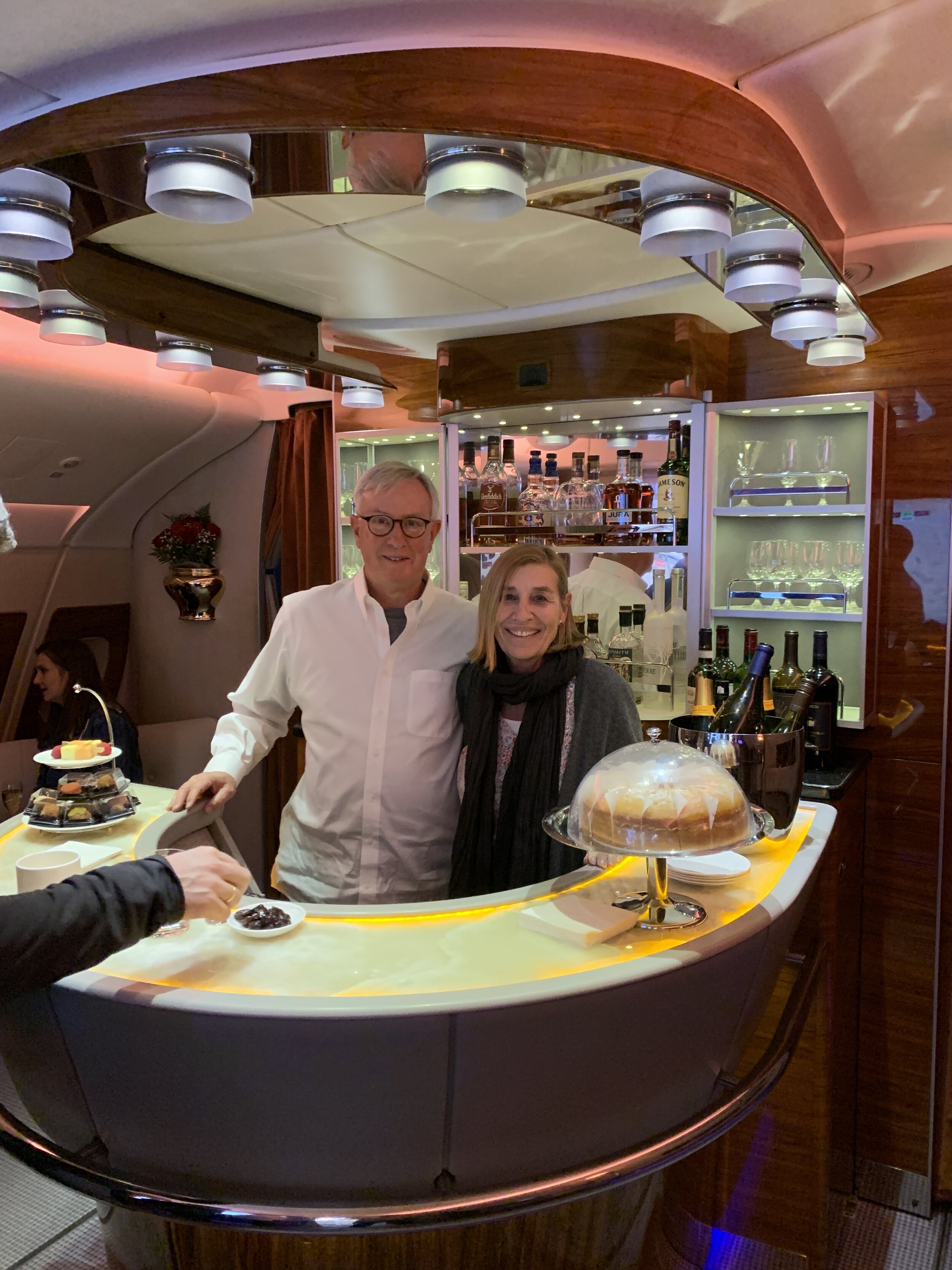 Emirates Business Class Bar.JPG