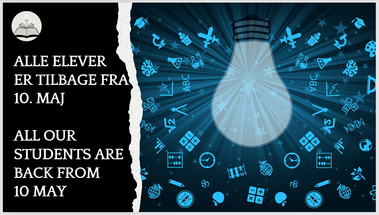 Alle elever tilbage fra mandag 10. maj