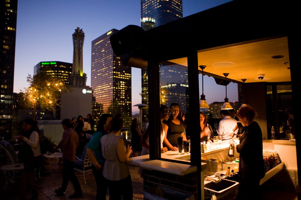 Perch- Upstairs lounge bar during the evening. 