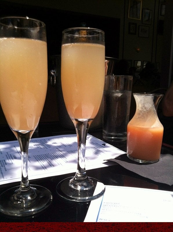 Pol Clemente Champagne w Peach puree - 