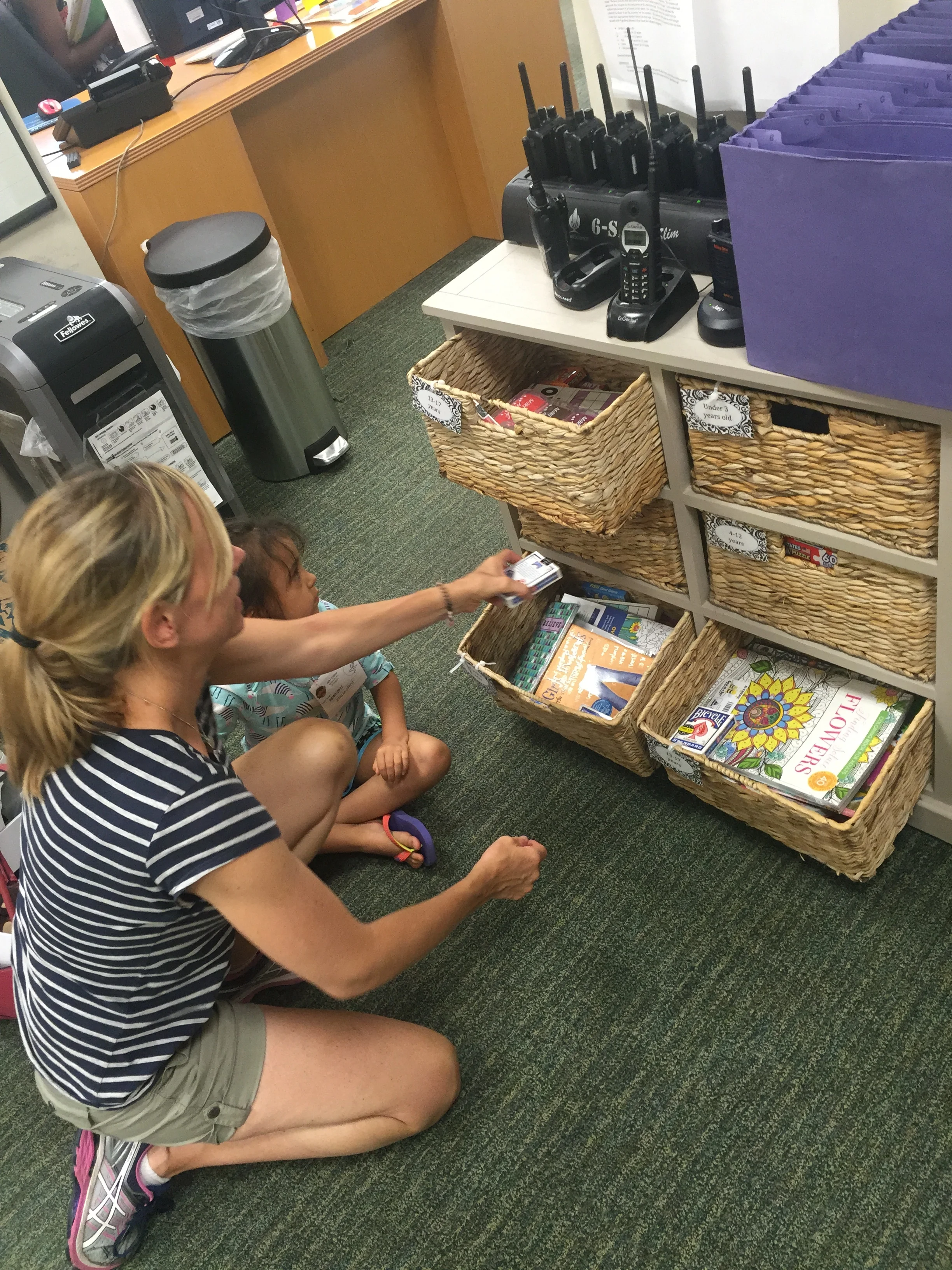 Giving Stress Relief Donations to Kids at The Children's Inn at NIH
