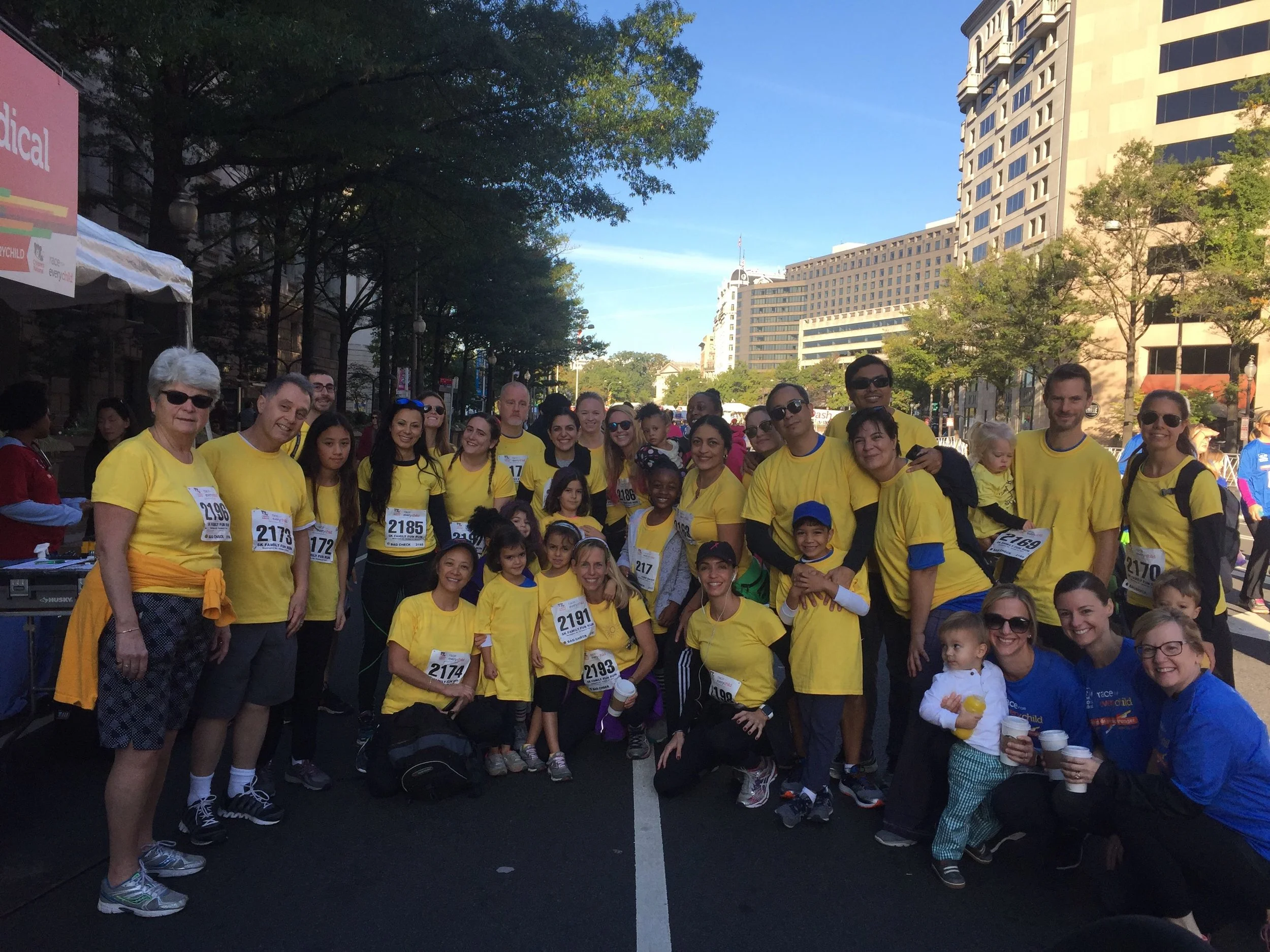 Team Eliana's Light in the 2017 Race for Every Child