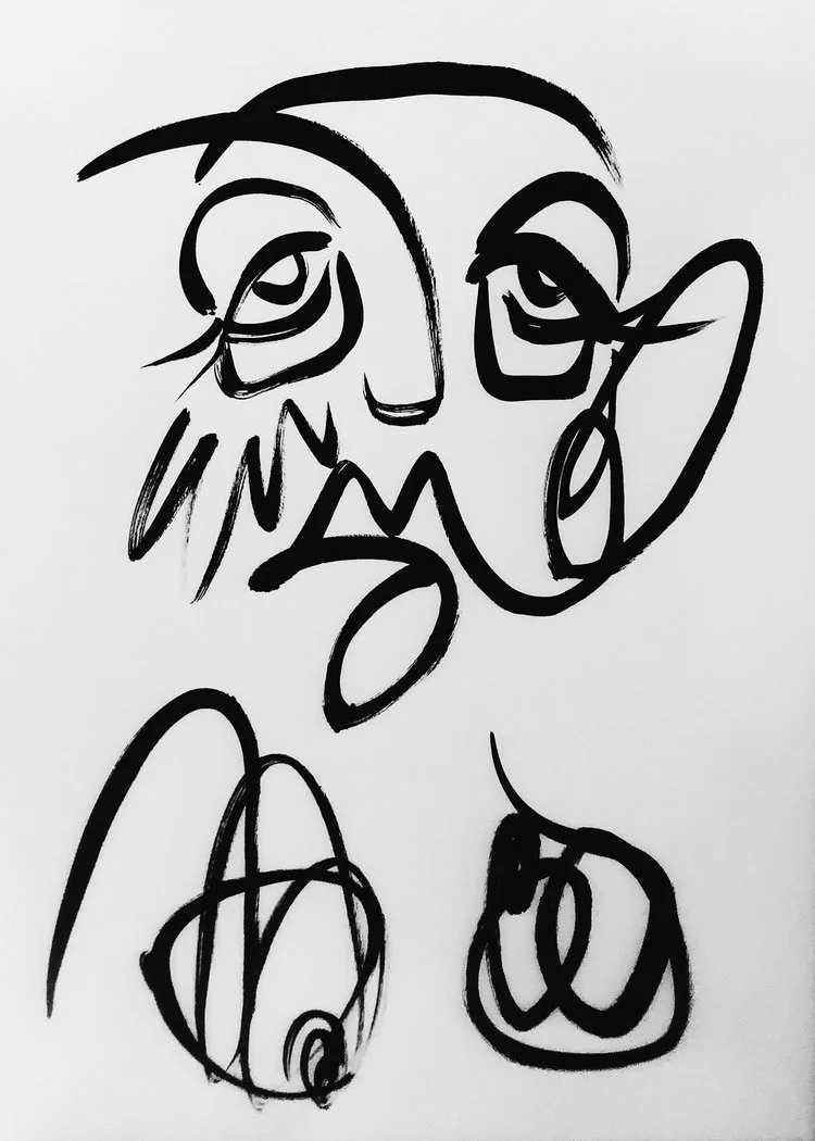 Untitled 18x24” Ink on paper 2018