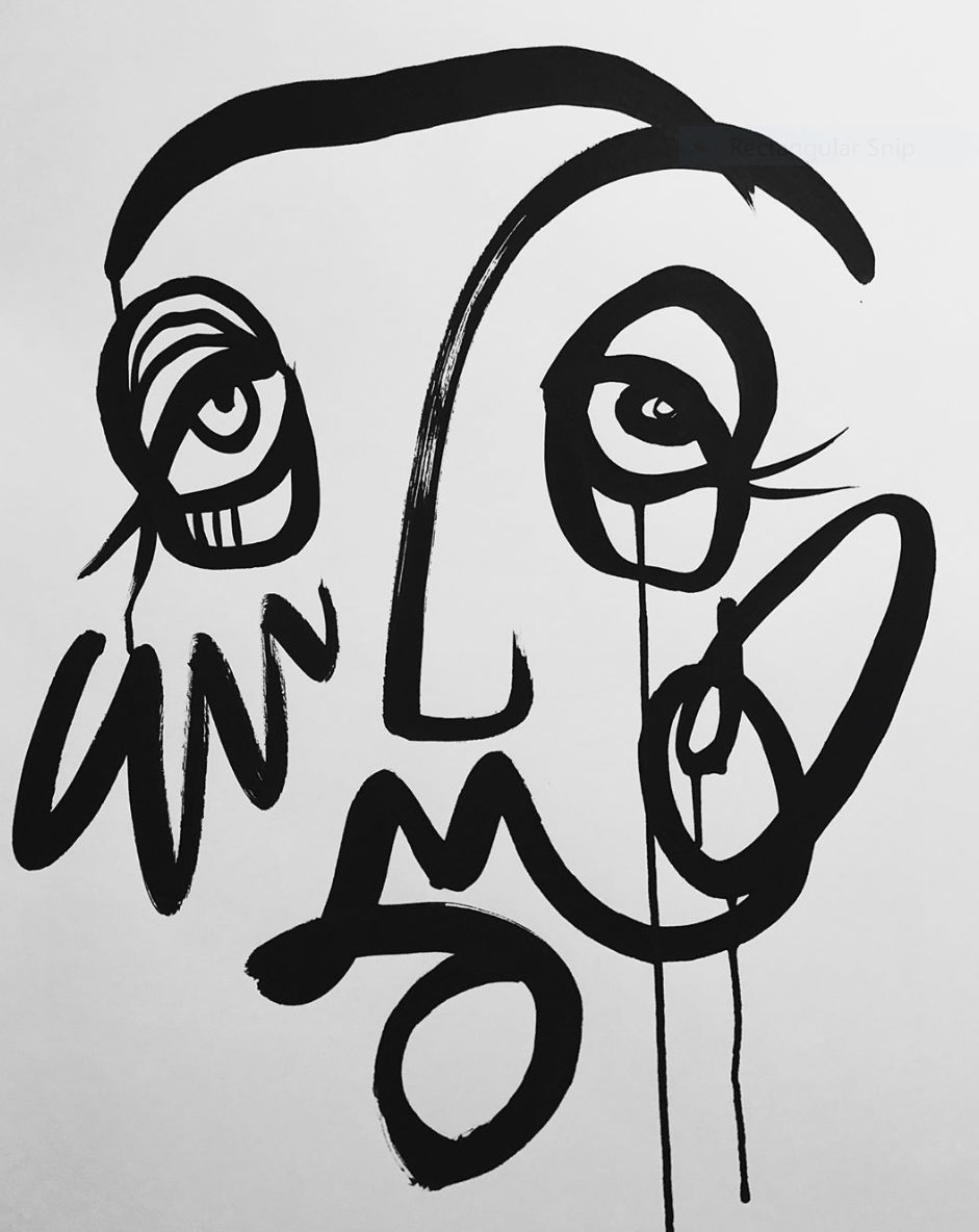 Untitled 18x24” Ink on paper 2018