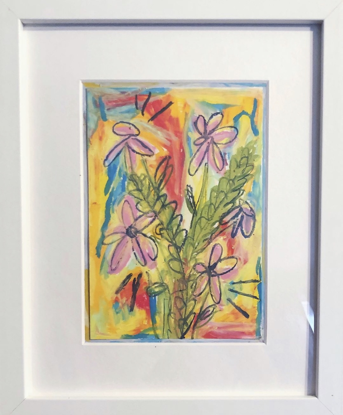 Untitled 5x7” Oil pastel on paper 2019