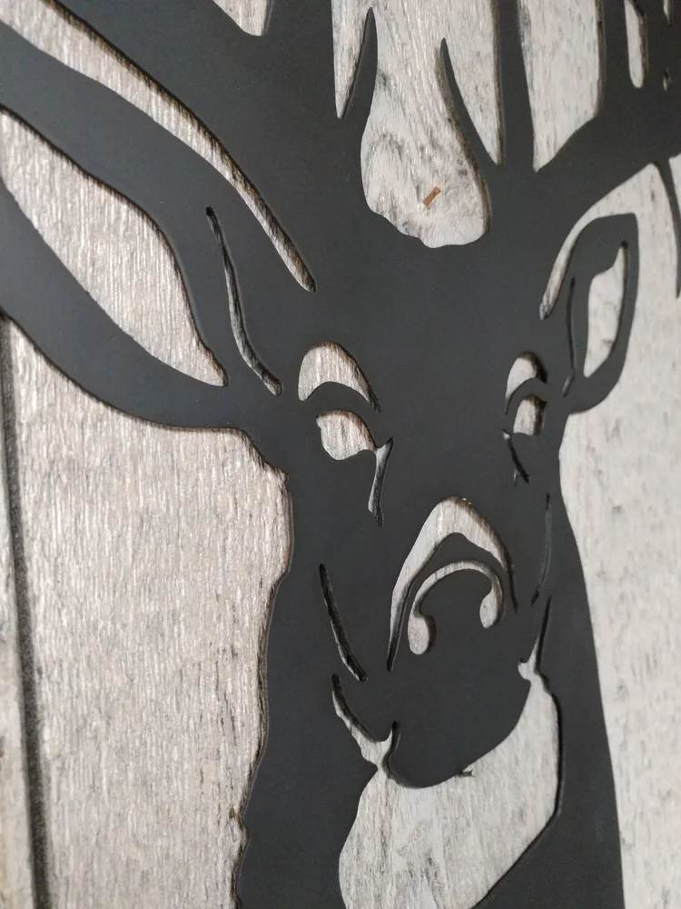 Plasma Cut Wall Art Deer Metal Trade Solutions
