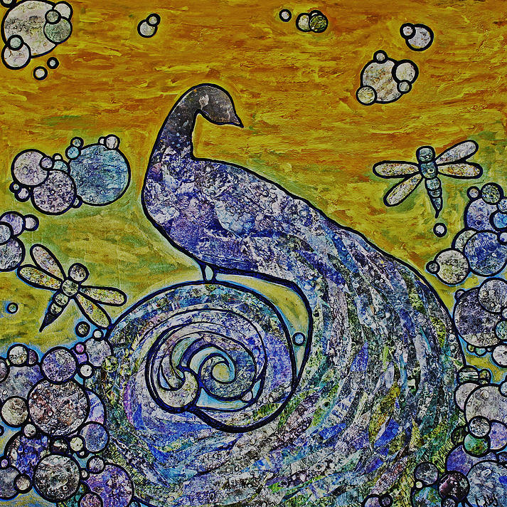 Carolyn Colby - "Peacock Garden"