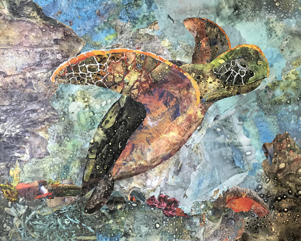 Runner Up: Textural Turtle- Cindy Burkett