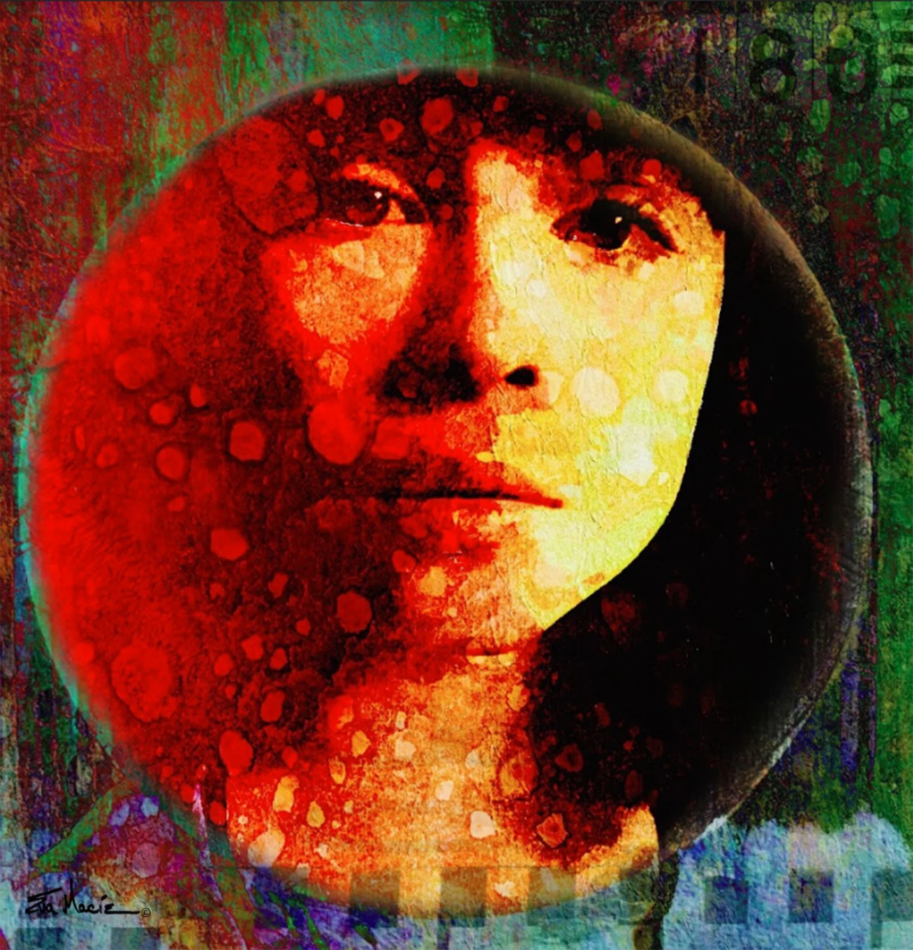 Girl in a CitraSolv Bubble