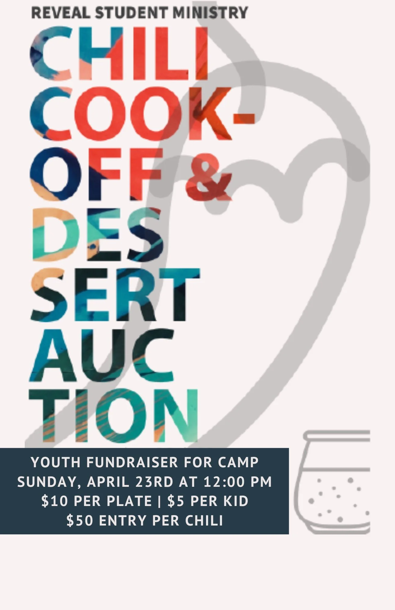 Chili Cook Off &amp; Dessert Auction