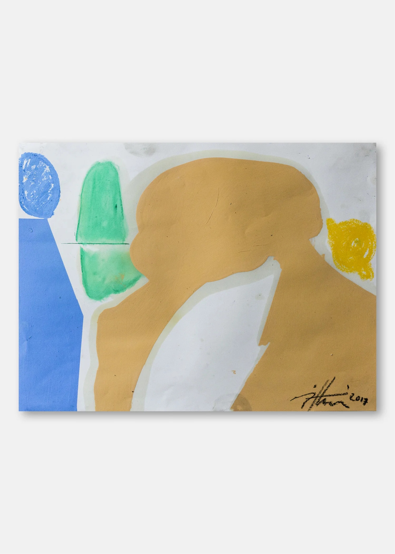Untitled Oil and pigment on paper 45.5 x 61 cm 24 x 18 in