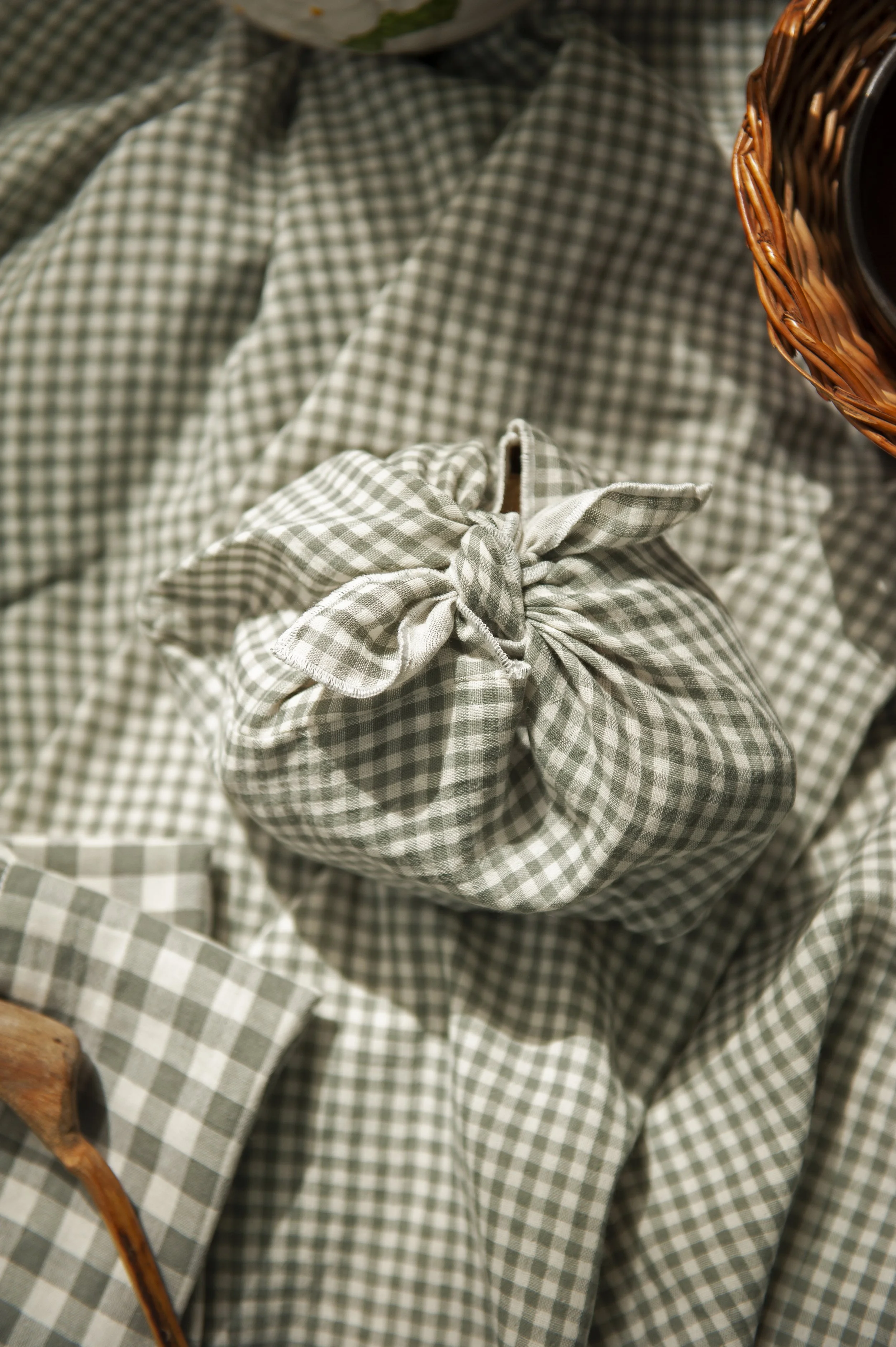 Set of 2 Bentos Small Gingham Medium