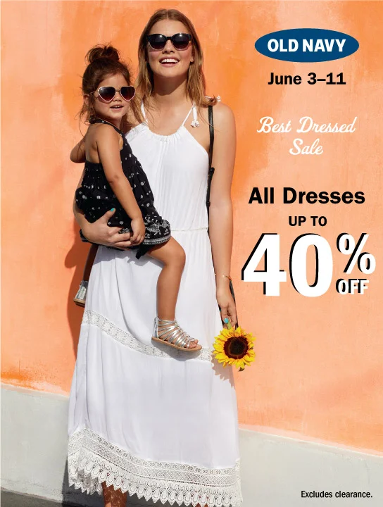 old navy sunflower dress