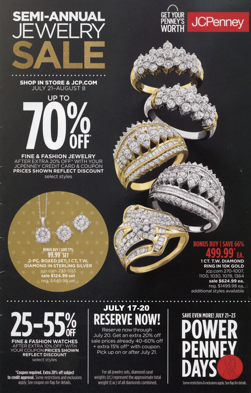 Semi-Annual Jewelry Sale at JCPenney — Fairview Town Center