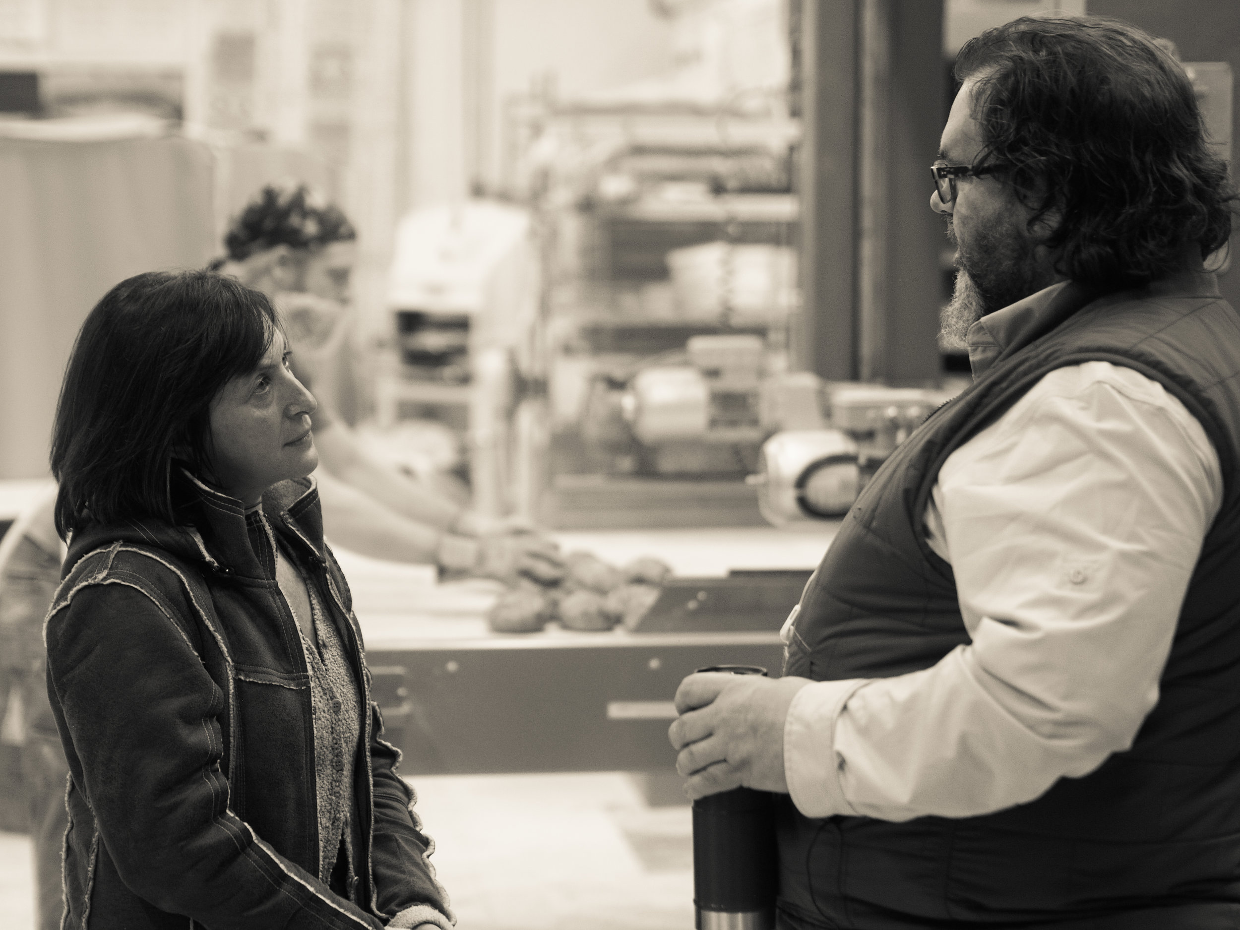 (l-r) Amy Emberling, Fred Bueltmann