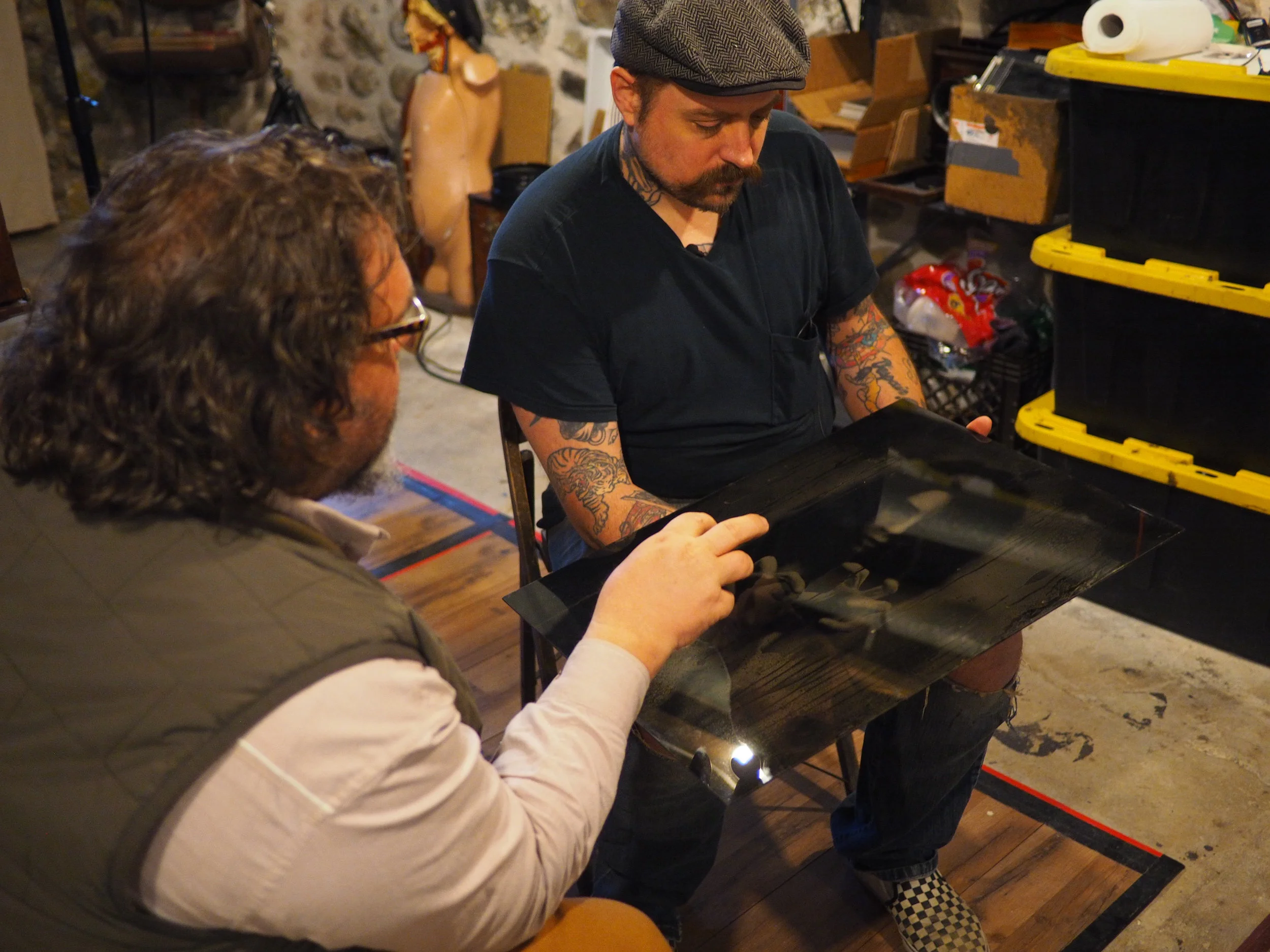 (l-r) Fred Bueltmann & Victor Vague