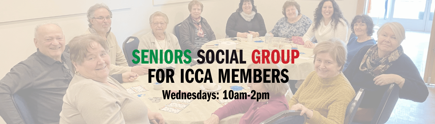 ICCA Senior's Social Group - Every Wednesday