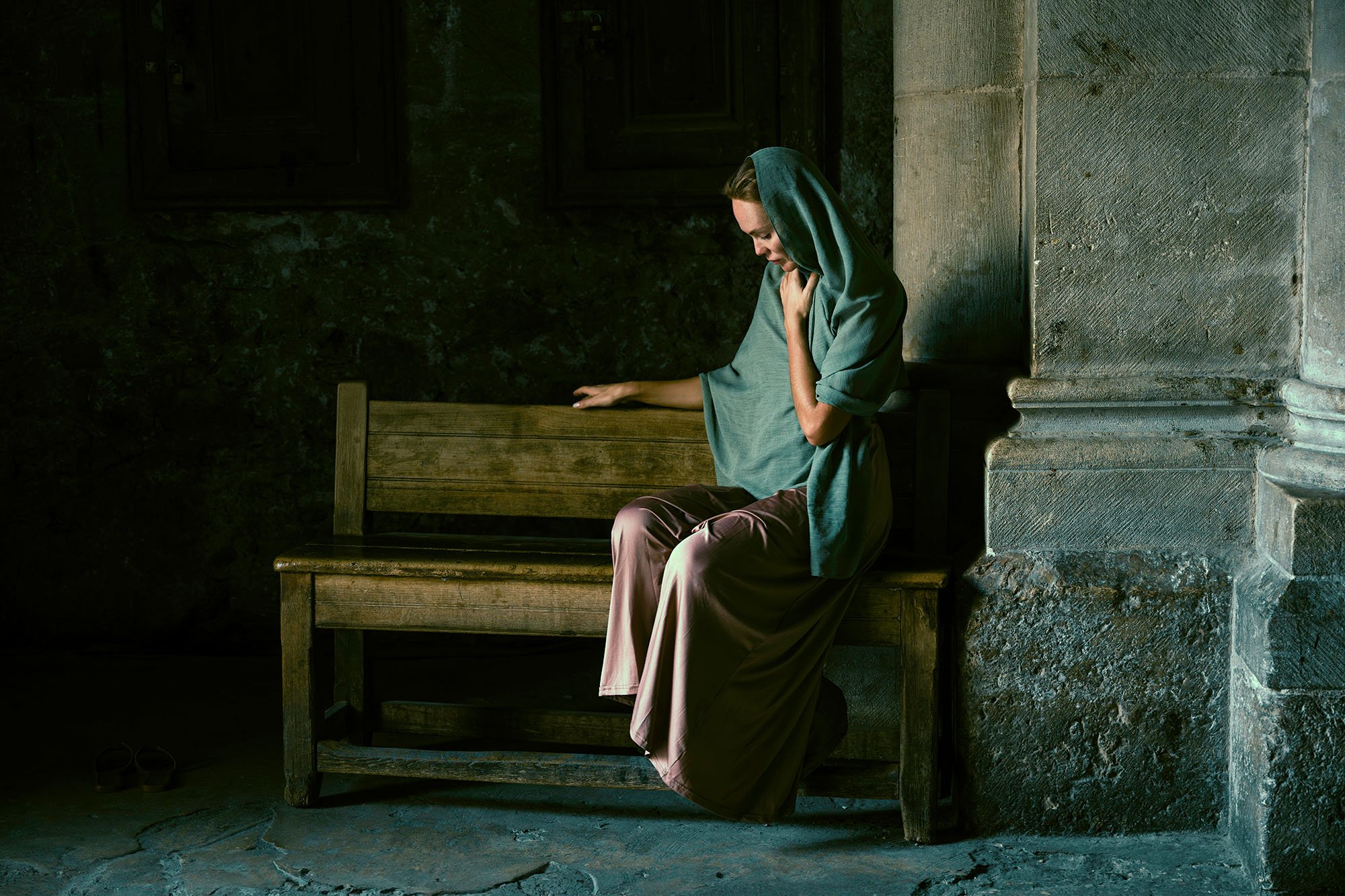 WAITING (In the Church of the Holy Sepulchre, Jerusalem) Pigment print on cotton rag 60 x 90cm Steve Trutwin Framed $950 Unframed $750