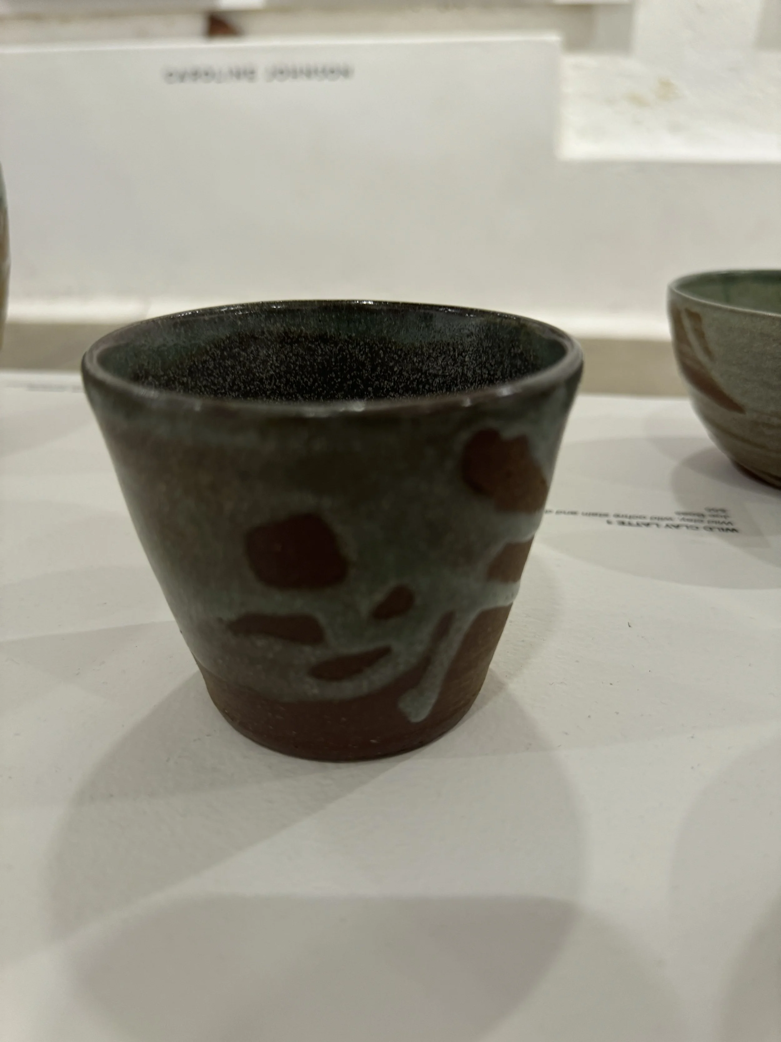 Wild Clay Latte 1, Wild Clay, Wild Ochre and Dolomite Glaze, Joe Boas, $55
