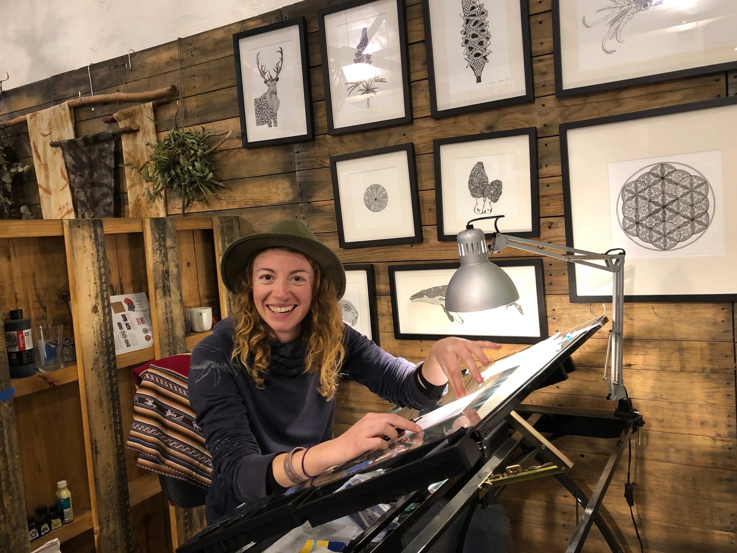 Jessica Patrick in studio at Fleurieu Arthouse.JPG