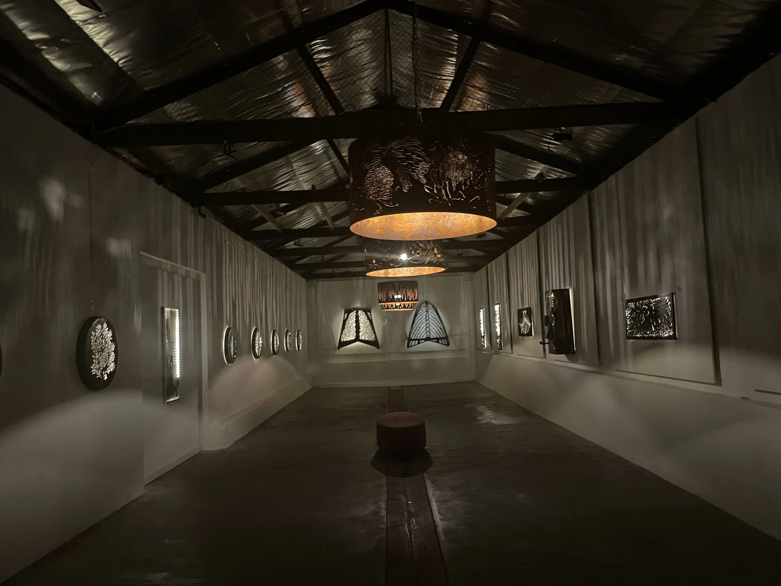 Lit - an exhibition by Warren Pickering and Anna Small