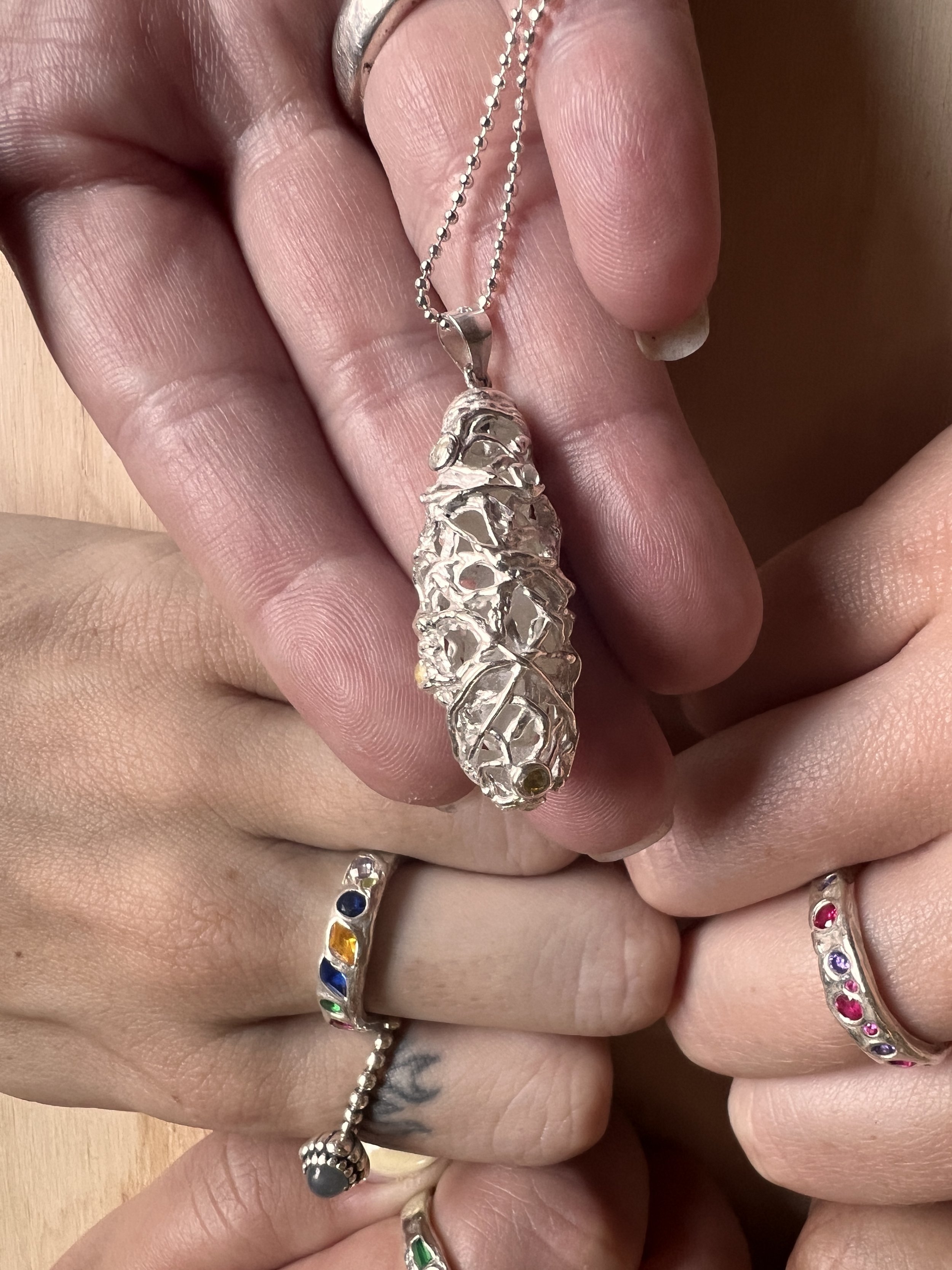 WORKSHOP || Jewellery making with frosting technique