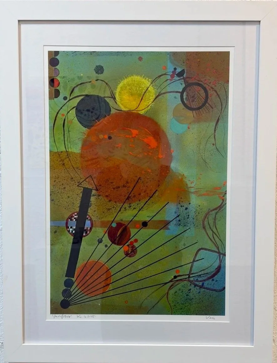  SONG OF SPHERES   Giclee print   Ian Grant  $790 