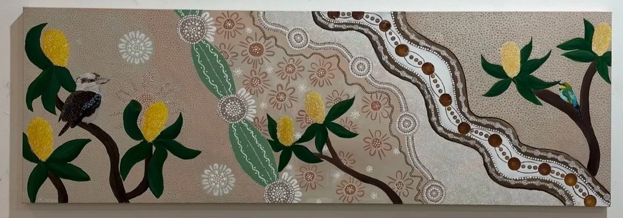  COUNTRY IN BLOOM   Acrylic on canvas   Marley Ware  $600  SOLD