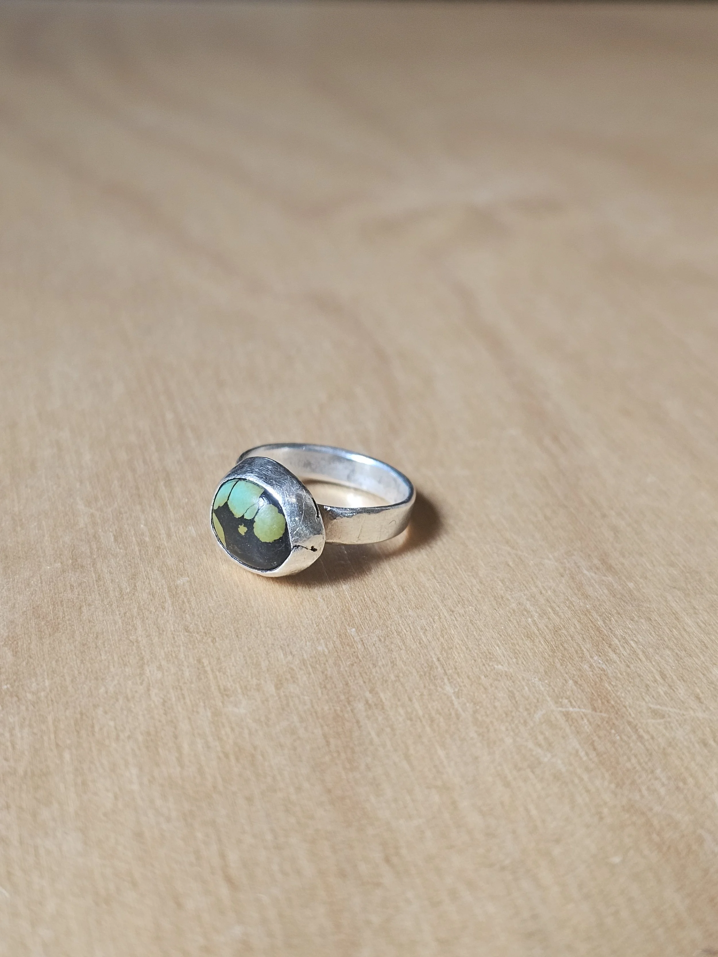 Sterling silver and Hubie turquoise