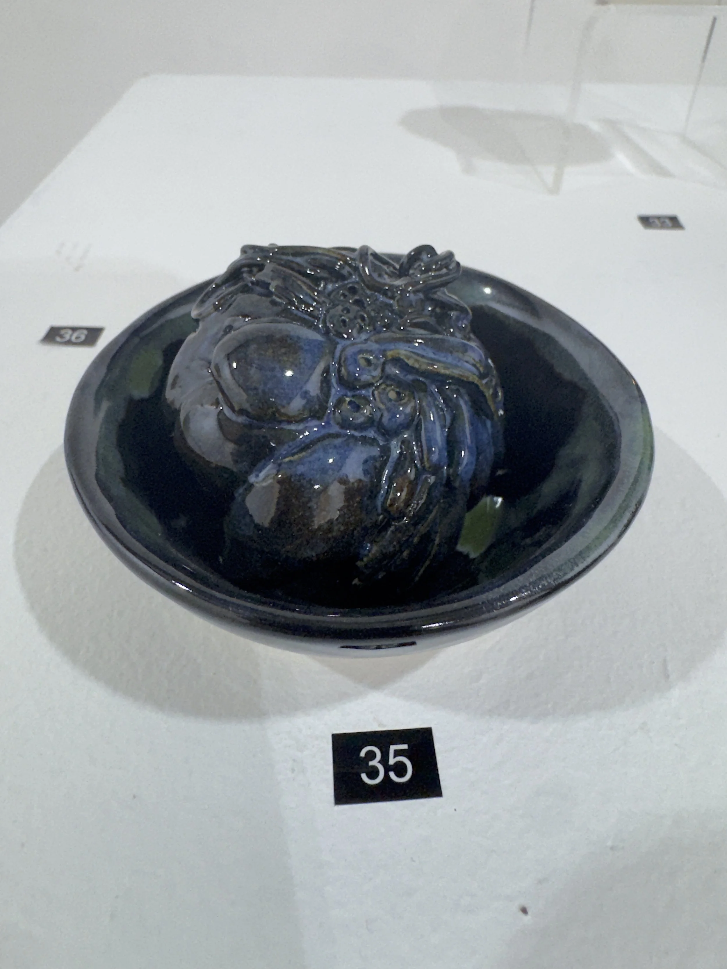  NO.35, SMALL FLORAL LIDDED BOWL   Liz Prosser   $45