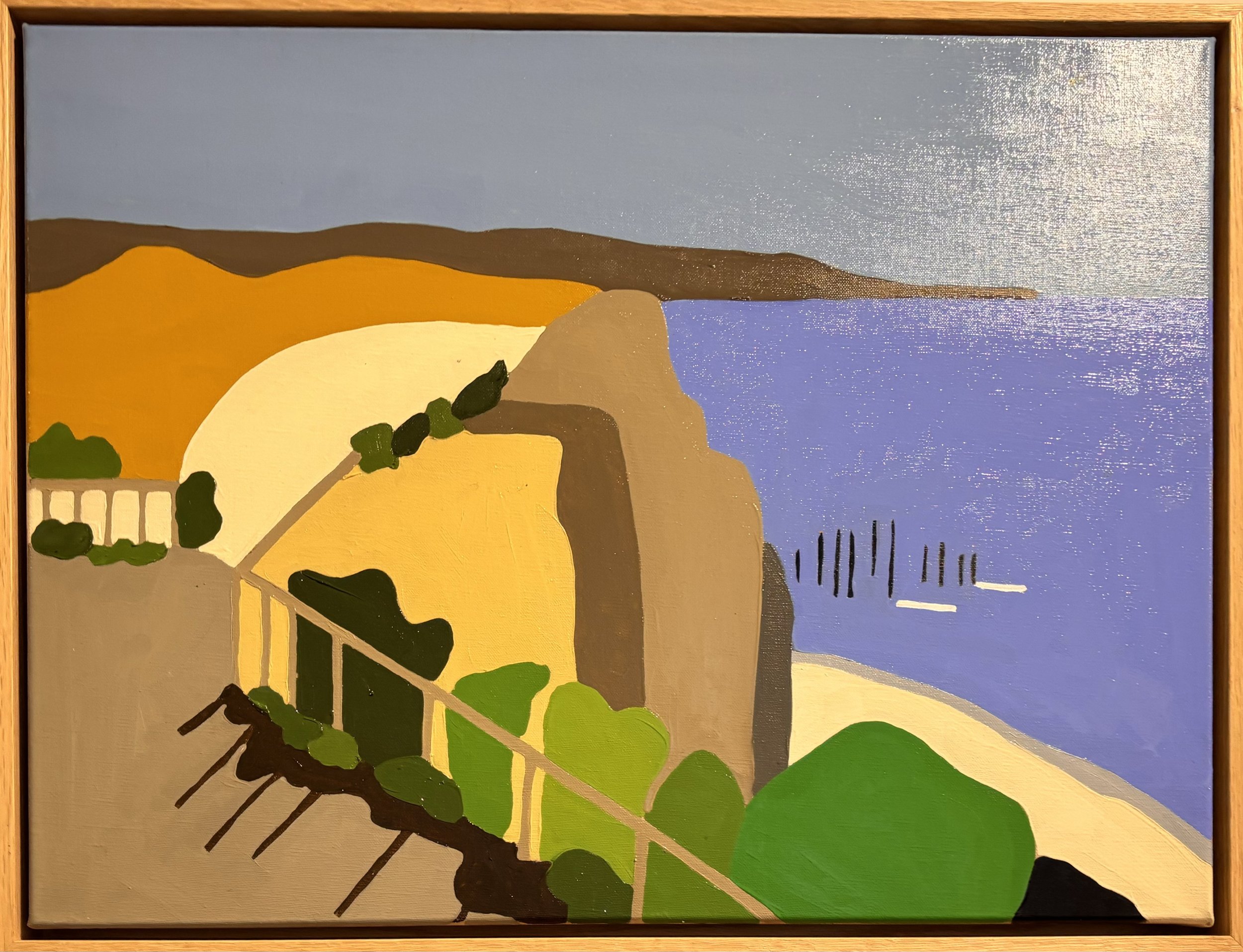 The Ramp At Willunga, Oil on Linen, 64 x 49cm, Meegan Gun, $880