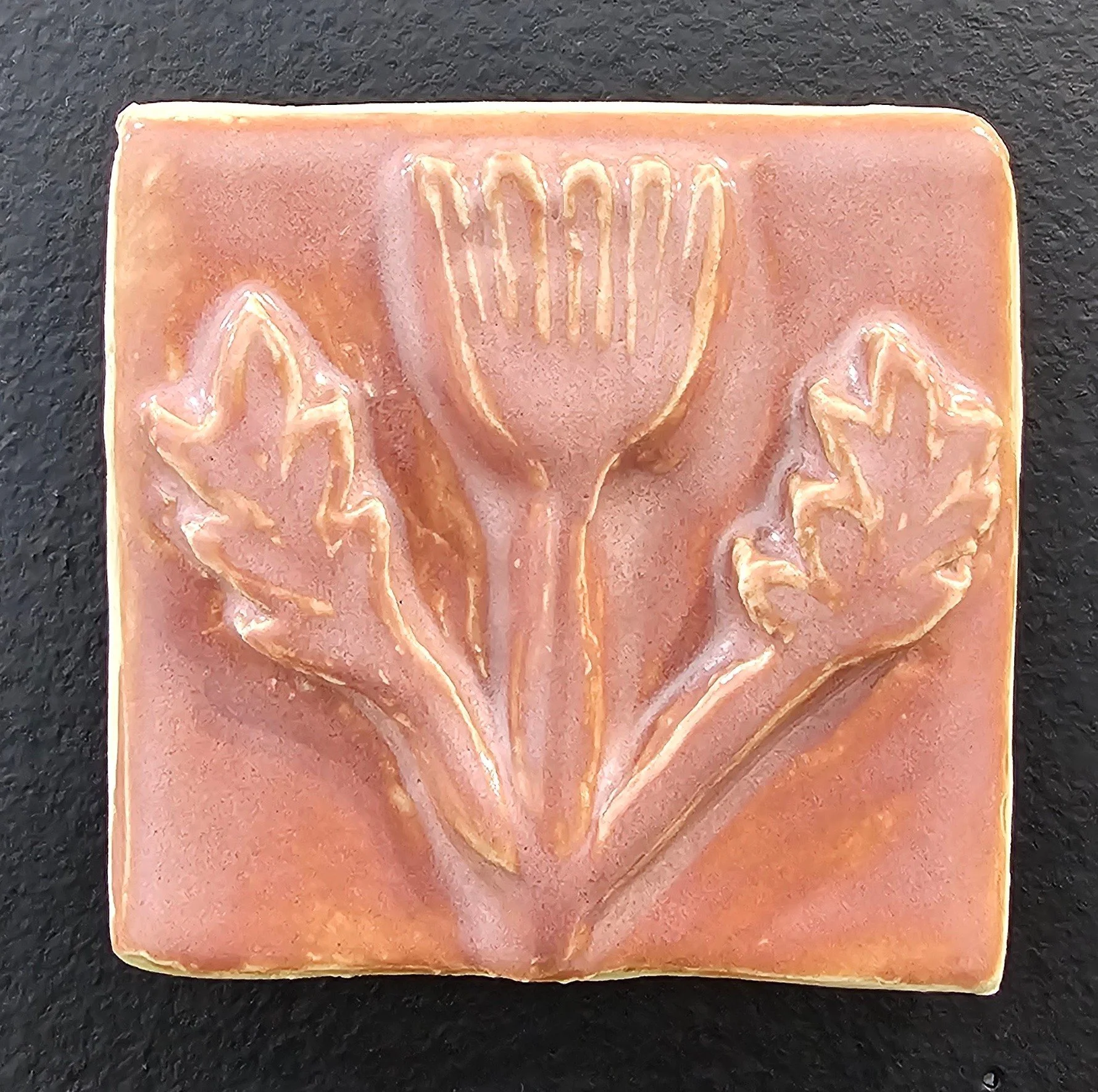  NO.19 PINK FLOWER WALL TILE   $45