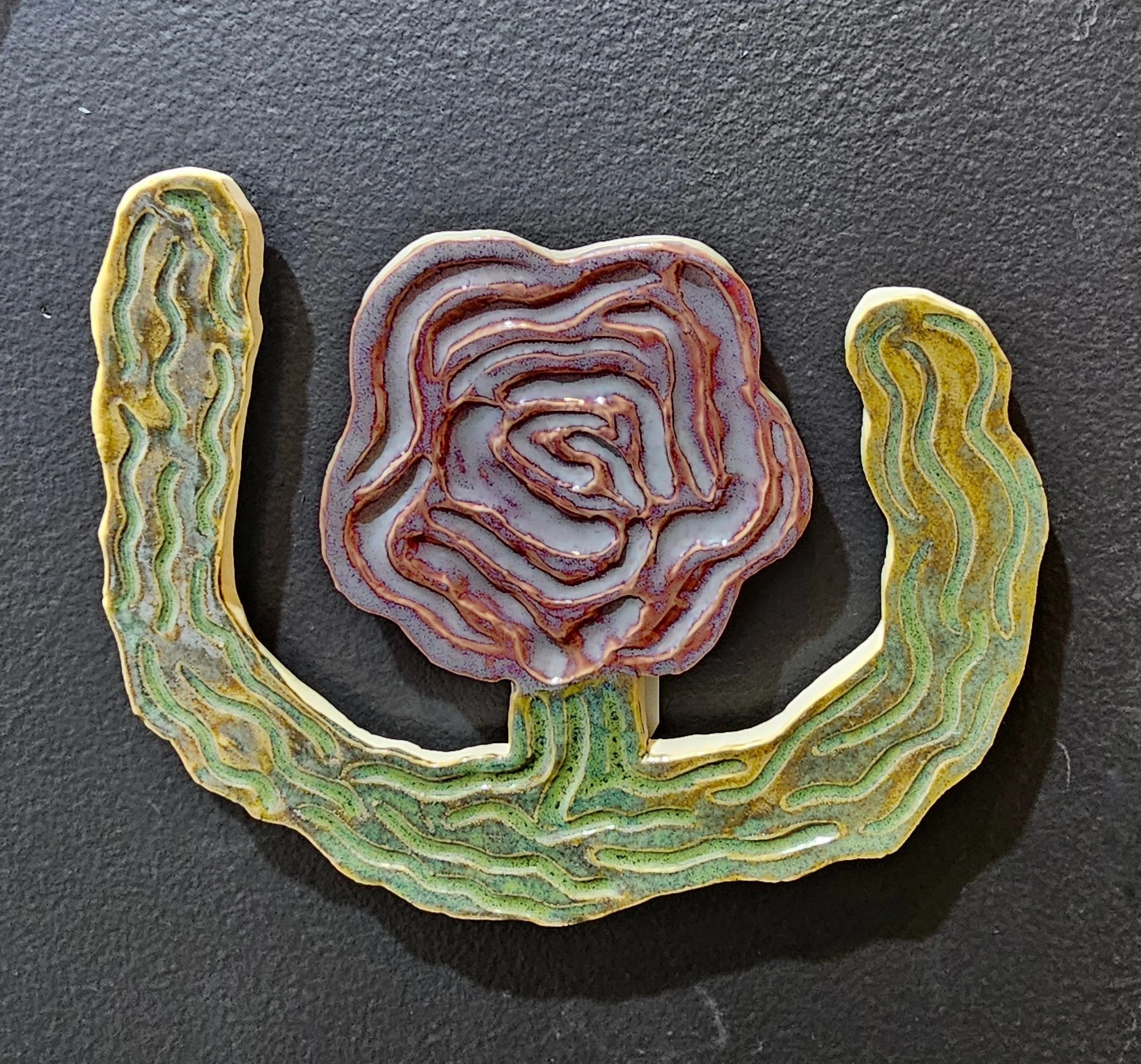  NO.4 PURPLE WALL FLOWER   $70