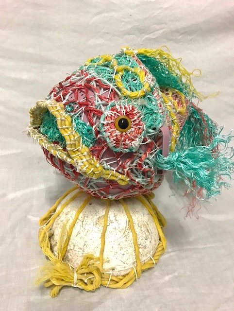 Colander Head Fish,
Collected ocean rubbish,
Jojo Spook,
$350 SOLD