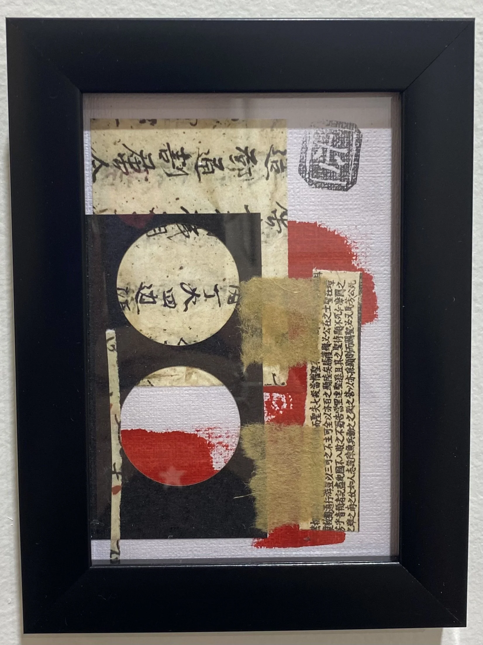  UNSPOKEN, NO.8     Mixed media    Susan st Clair  $35