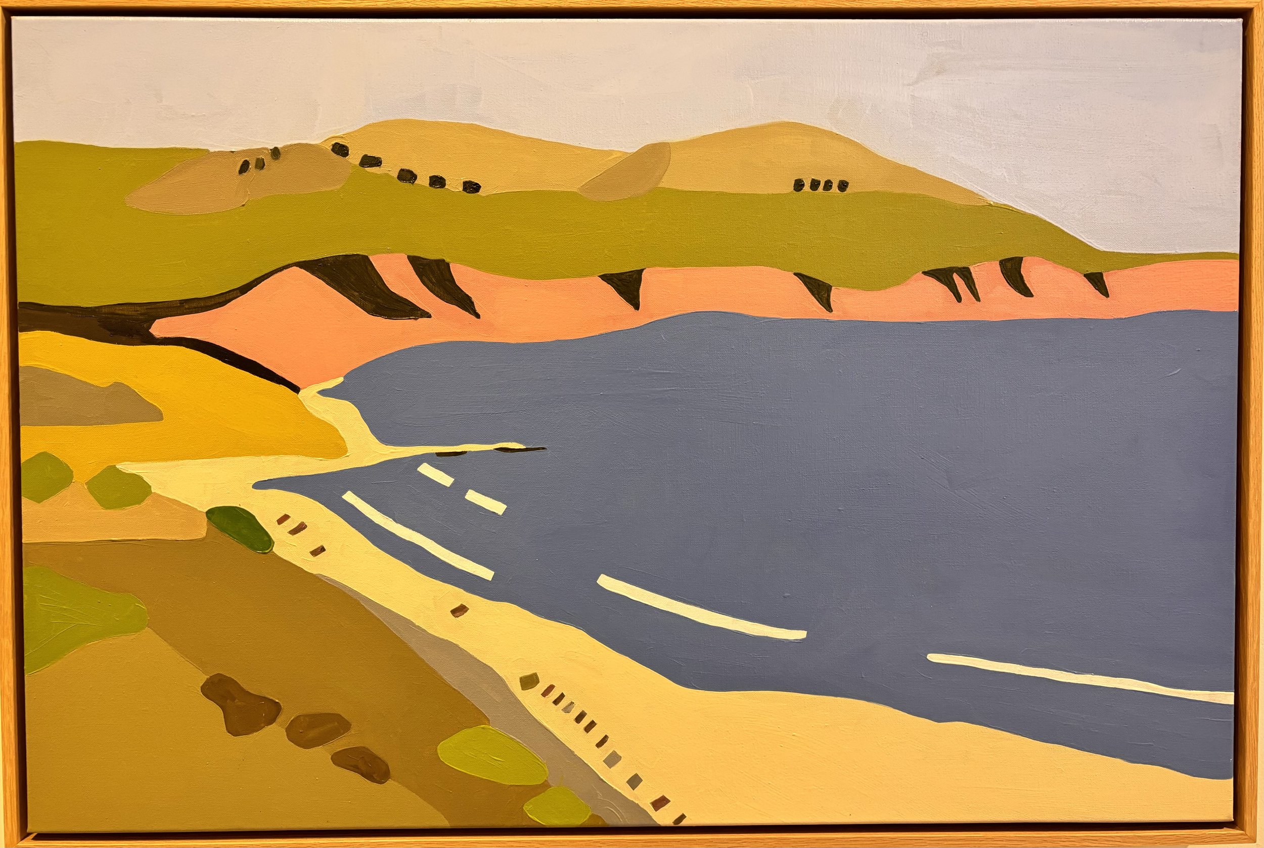 Winter Sellicks, Oil on Linen, 69 x 49cm, Meegan Gun, $1250