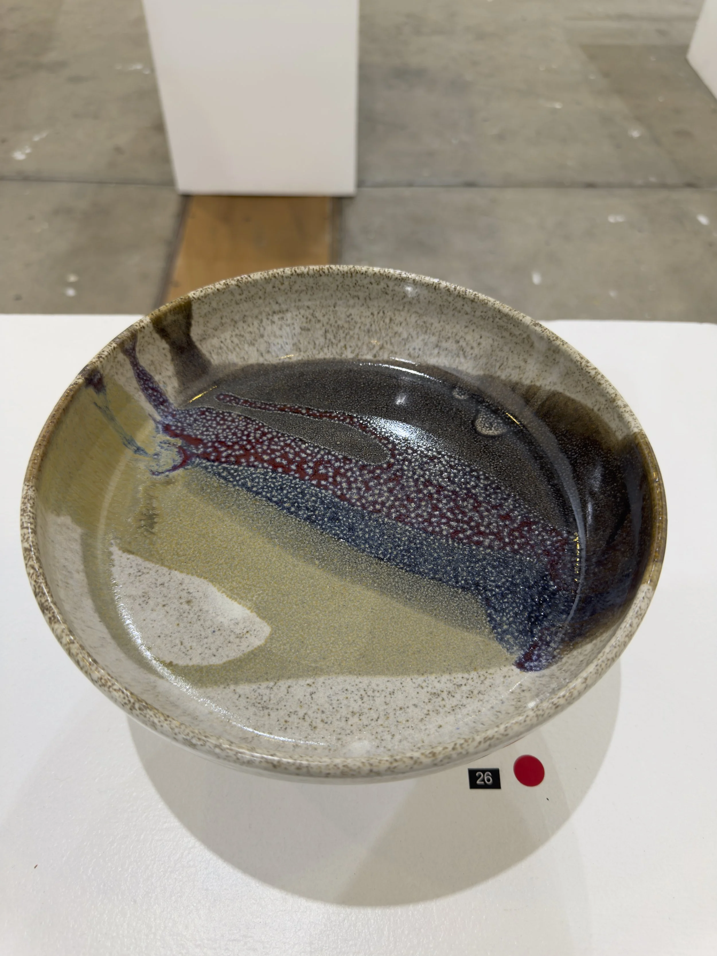  NO.26,  REDUCTION RED '2' BOWL   Clementine Underdown    $95  SOLD 