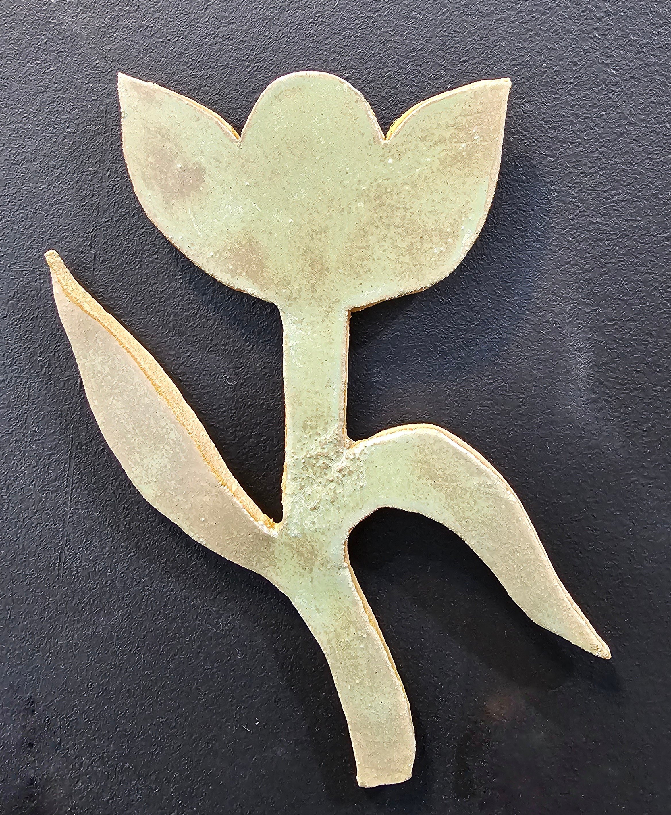  NO.8 DANCING FLOWER GREEN   $60 SOLD