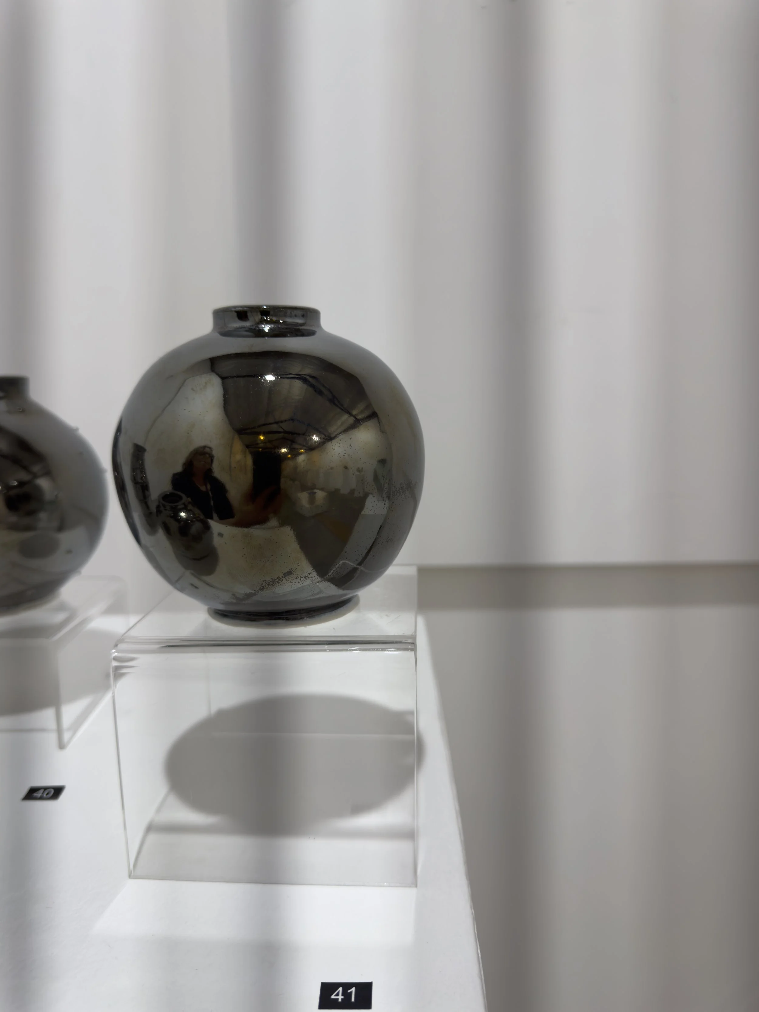  NO.39, CHROME MOON VASE, WITHOUT DOTS   Kate Pressler   $97