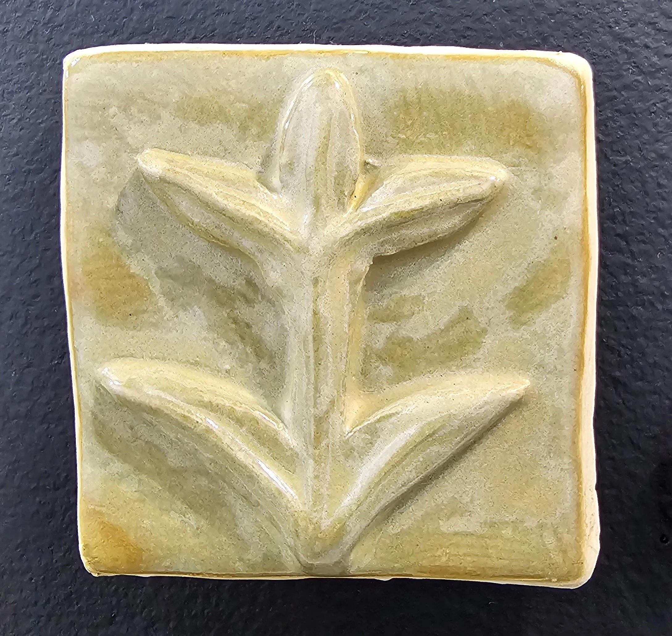  NO.18 GREEN FLOWER WALL TILE   $45