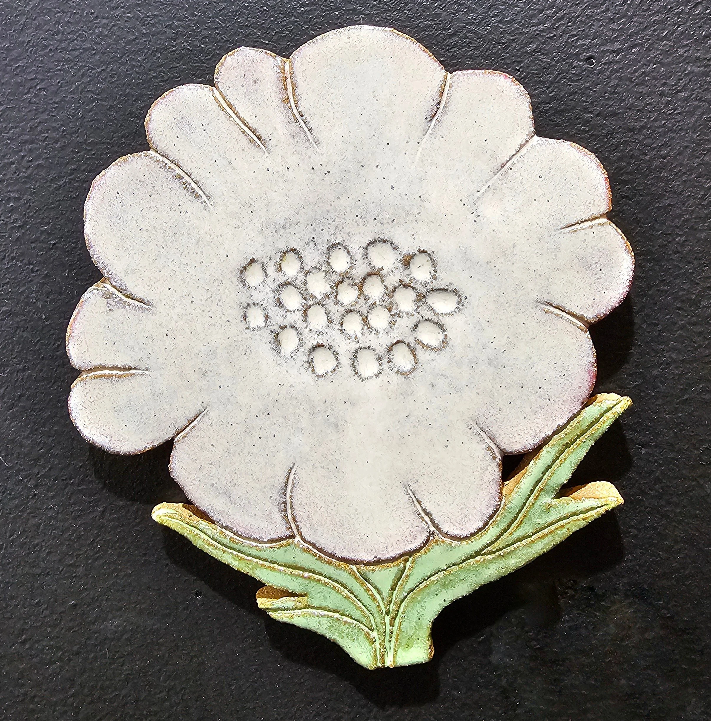  NO.5 WHITE WALL FLOWER   $110 SOLD