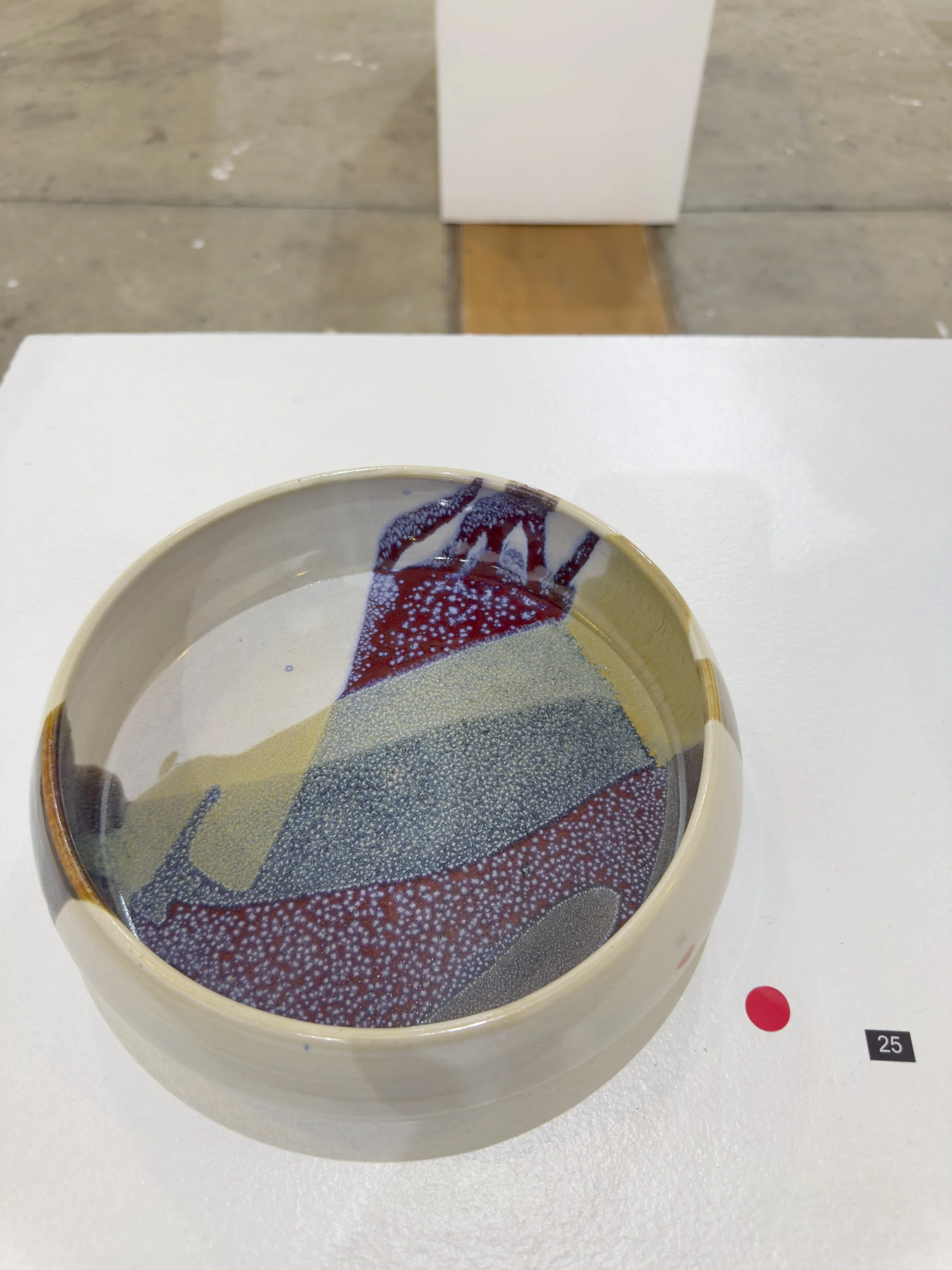  NO.25,  REDUCTION RED '1' BOWL   Clementine Underdown    $95