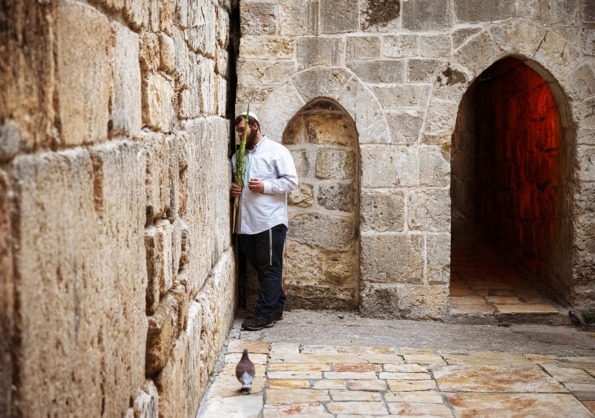 LITTLE WESTERN WALL Pigment print on cotton rag 60 x 90cm Steve Trutwin Framed $950 Unframed $750