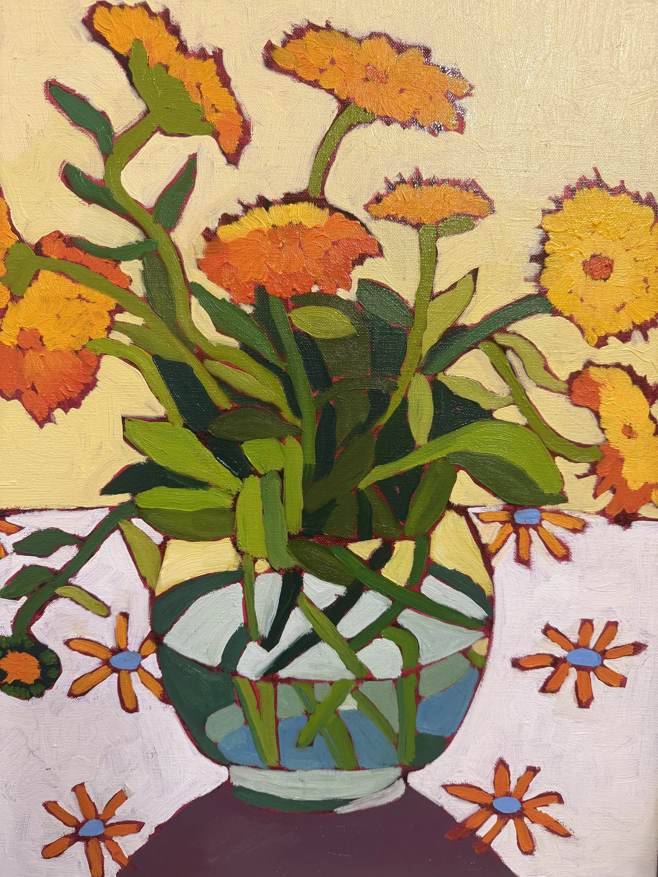  GOLDEN HOUR   Oil on linen  Louise Vadasz 40 x 50cm $850