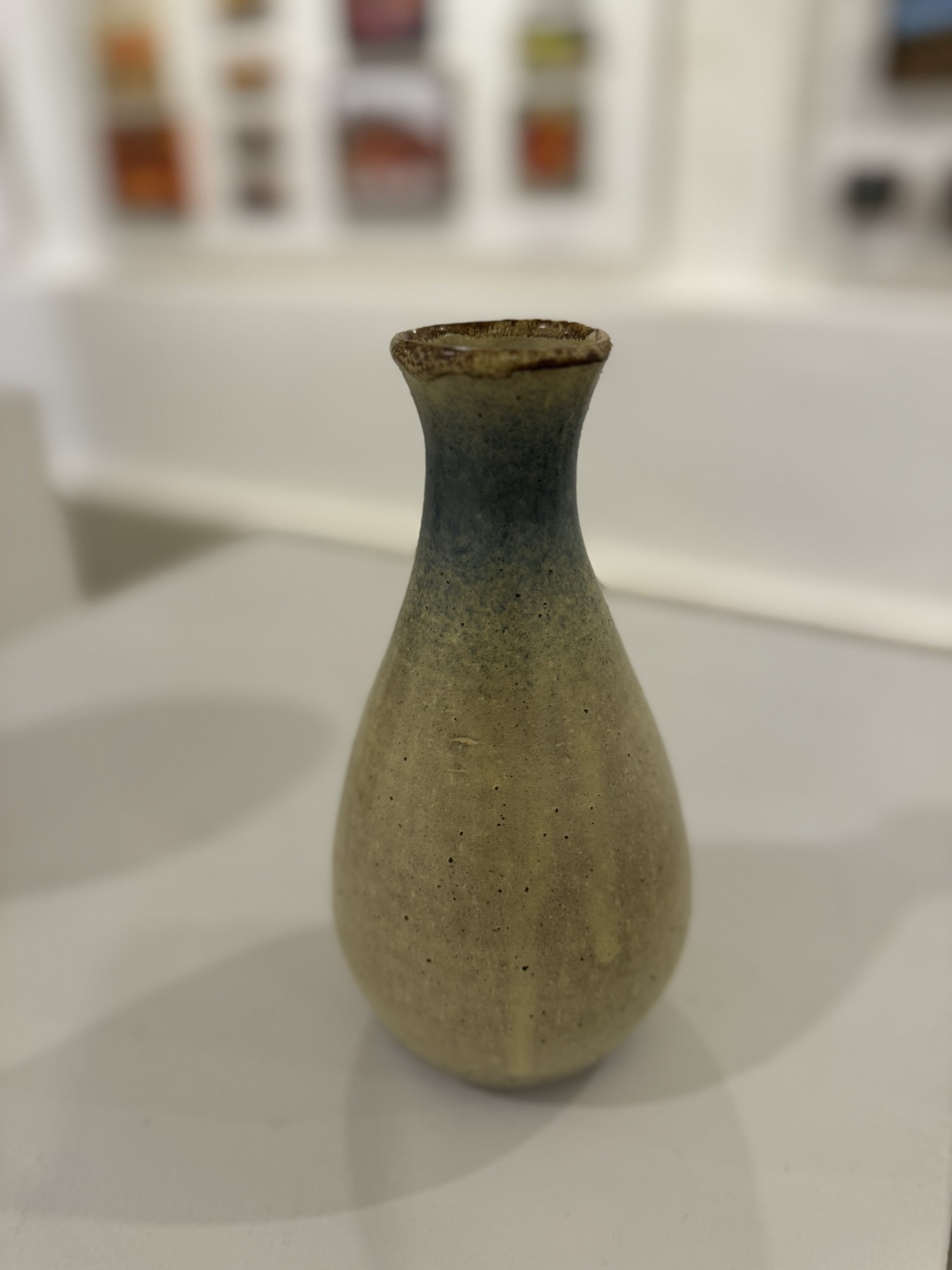 Yellow Vase (S), Wild Clay, Mixed Stains and Glazes, Joe Boas, $180